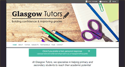 Desktop Screenshot of glasgowtutors.co.uk